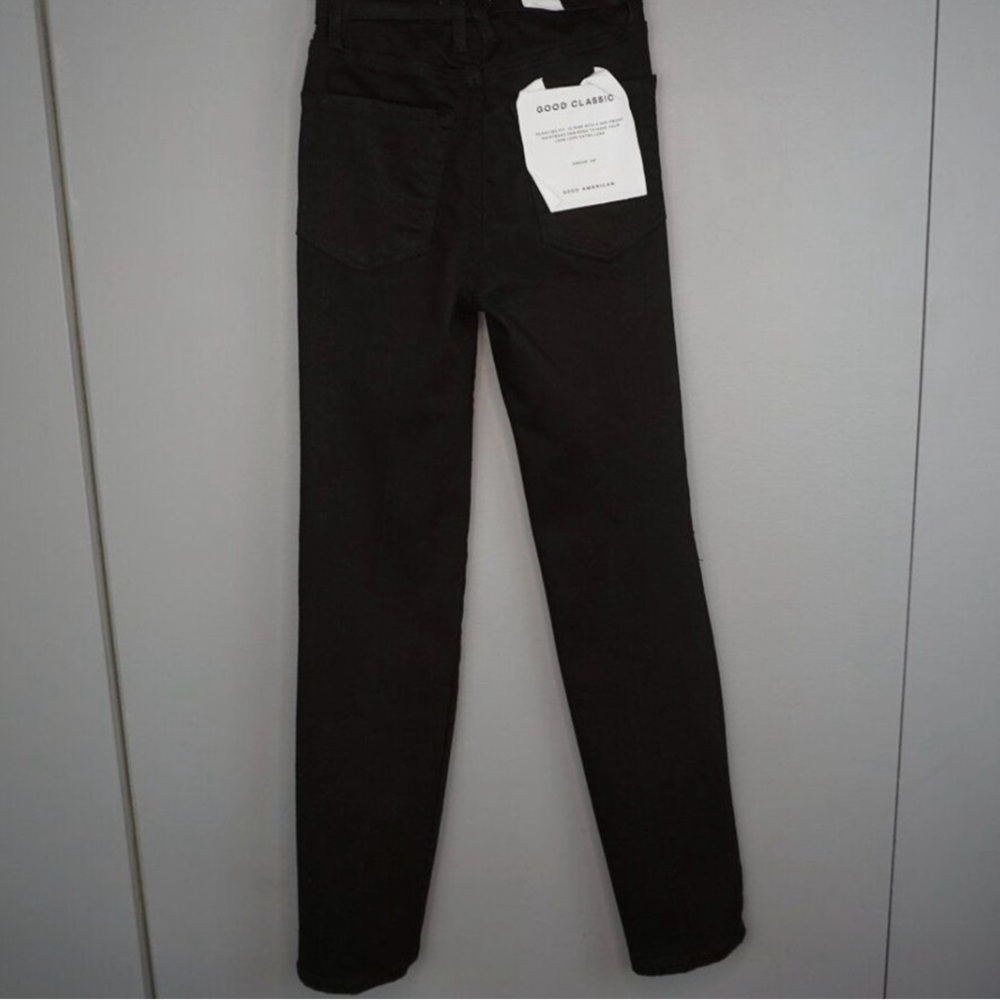 Good American Good Classic Black Jeans- like new - Picture 8 of 12